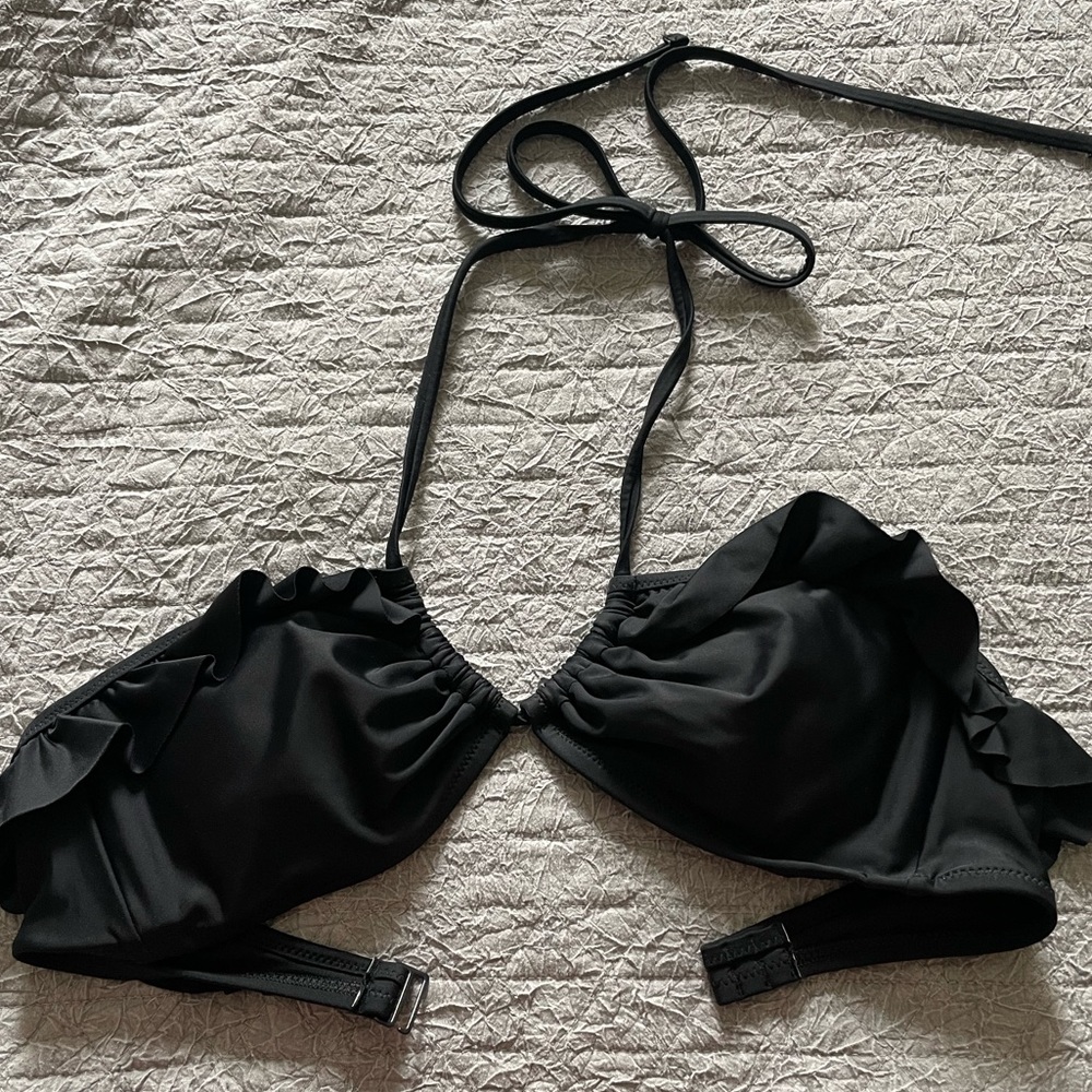 Aerie M Black Swim Top